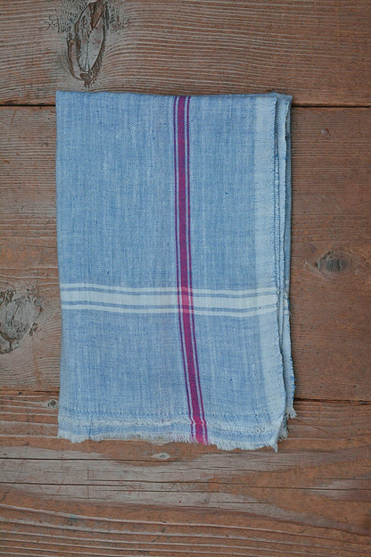 Blue Chambray - Handwoven Bath Towels - metaphorracha