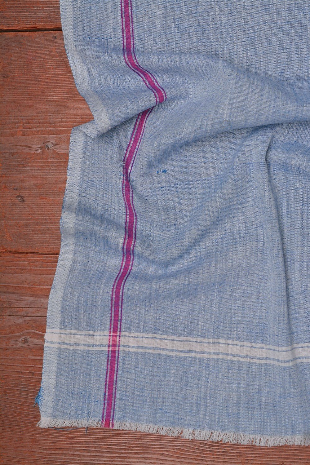 Blue Chambray - Handwoven Bath Towels - metaphorracha