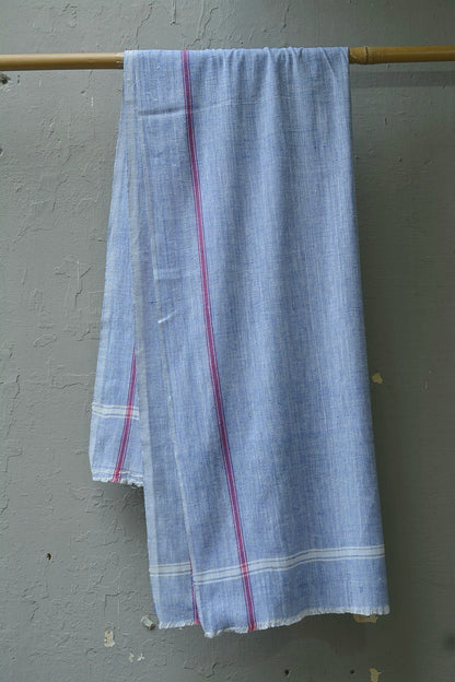 Blue Chambray - Handwoven Bath Towels - metaphorracha