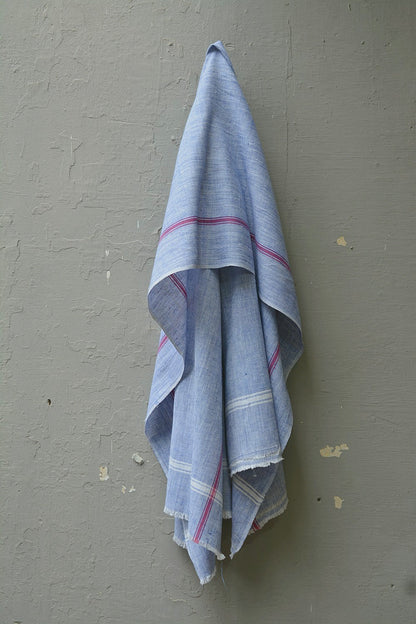 Blue Chambray - Handwoven Bath Towels - metaphorracha