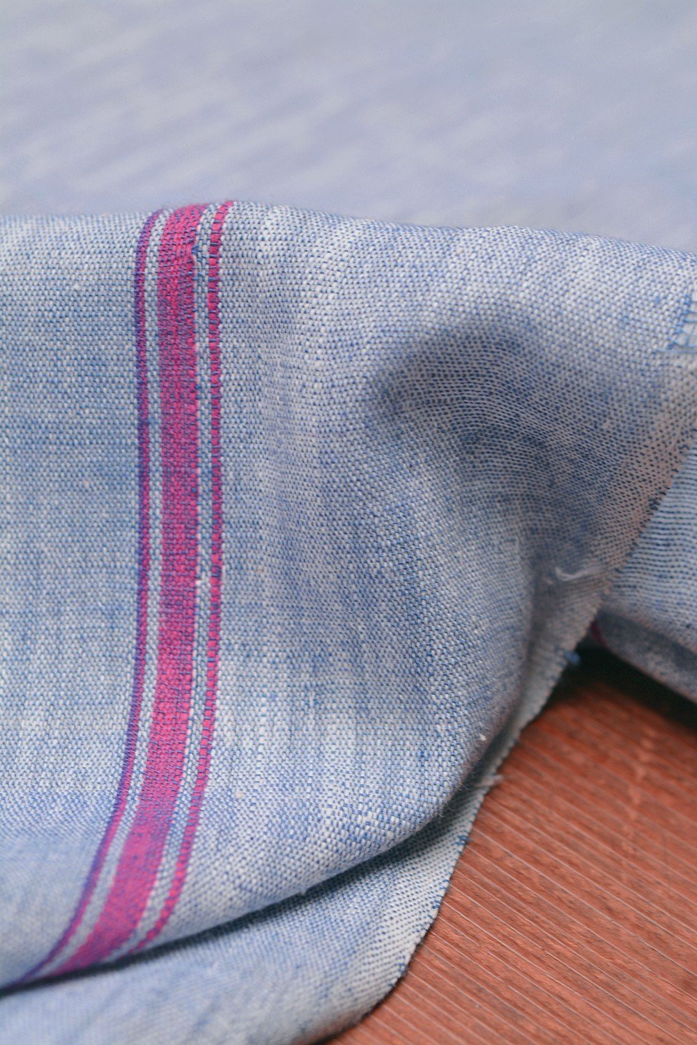 Blue Chambray - Handwoven Bath Towels - metaphorracha