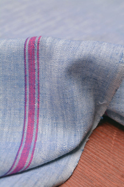 Blue Chambray - Handwoven Bath Towels - metaphorracha