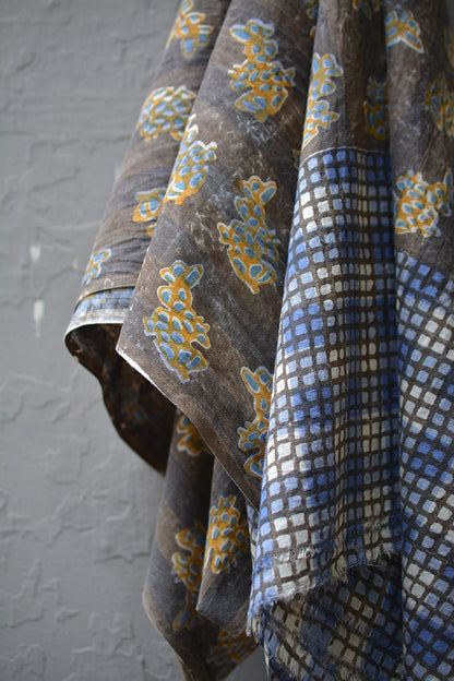 BLUME - Block Printed Dupatta - metaphorracha