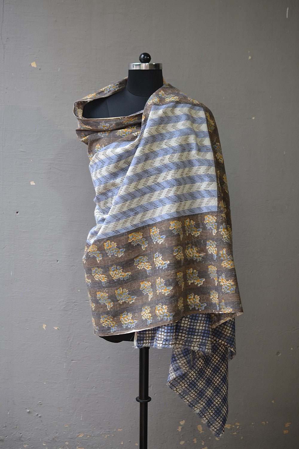 BLUME - Block Printed Dupatta - metaphorracha