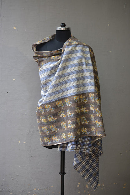 BLUME - Block Printed Dupatta - metaphorracha