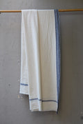 Dobby Border Khadi Lungi - Navy Blue - metaphorracha