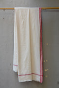 Dobby Border Khadi Lungi - Postbox Red - metaphorracha