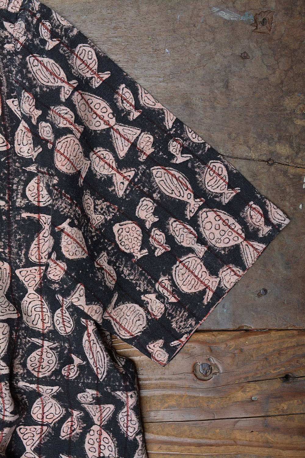 Fish - Hand Block Printed Dress - metaphorracha