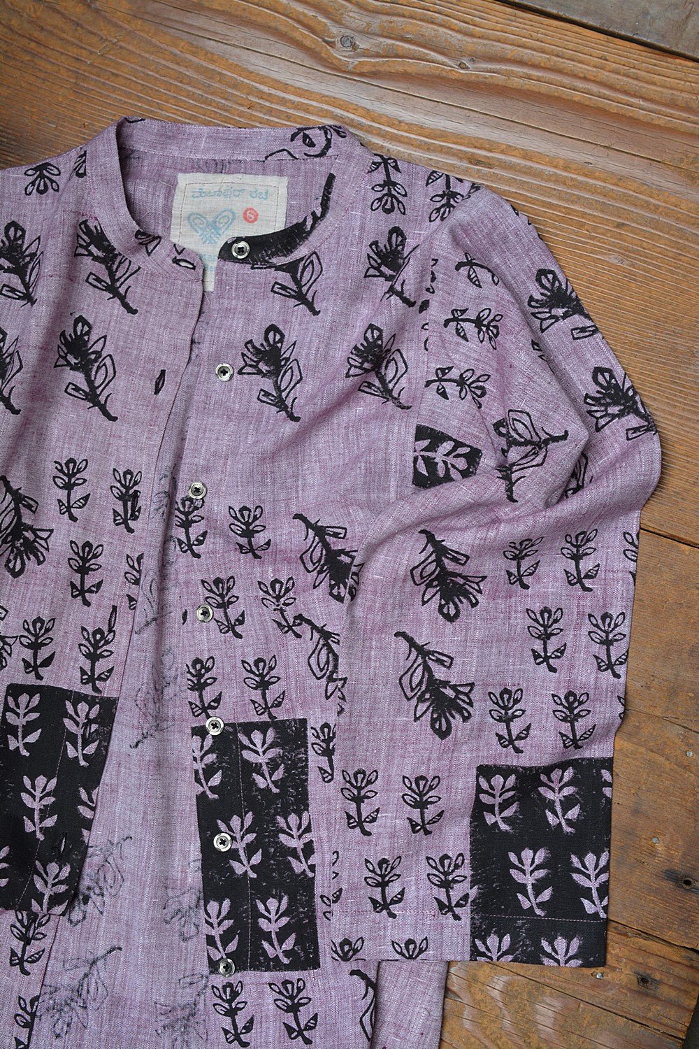 Floret - Hand Block Printed Top - metaphorracha