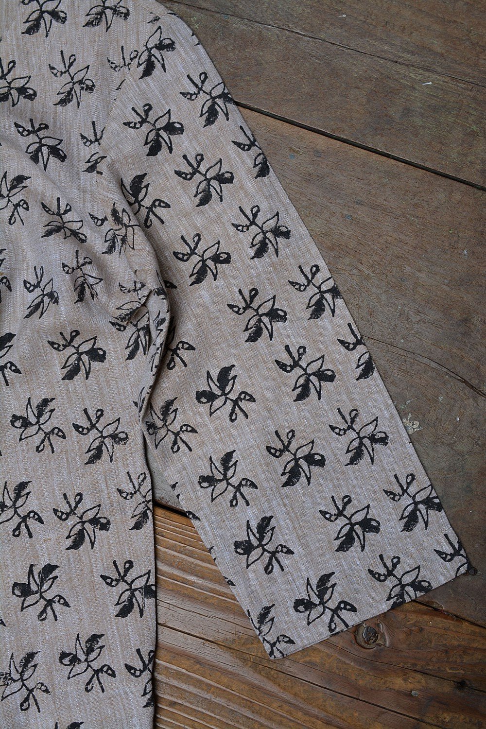 Flower - Hand Block Printed Kurta - metaphorracha