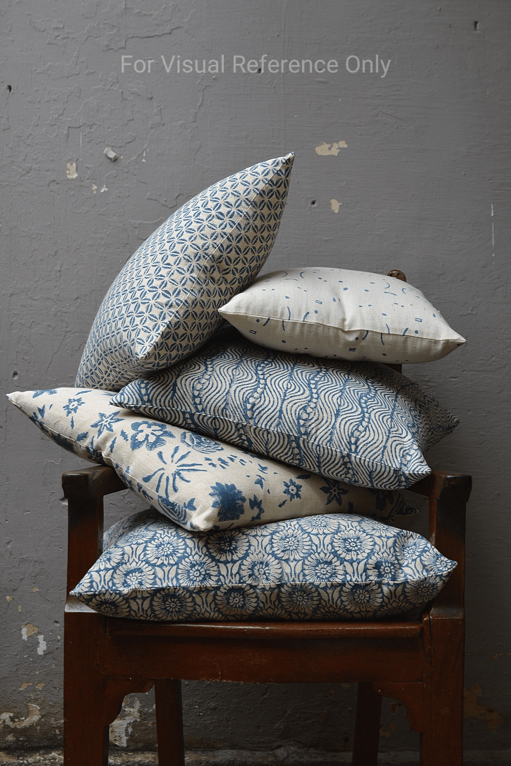 Flower Rail - Block Printed Cushion Covers - metaphorracha