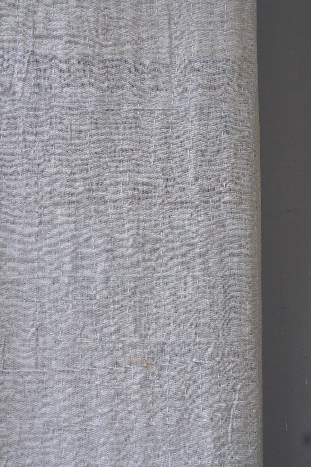 Hand-Quilted Khadi Bedspread | Ground | 61” x 90” - metaphorracha