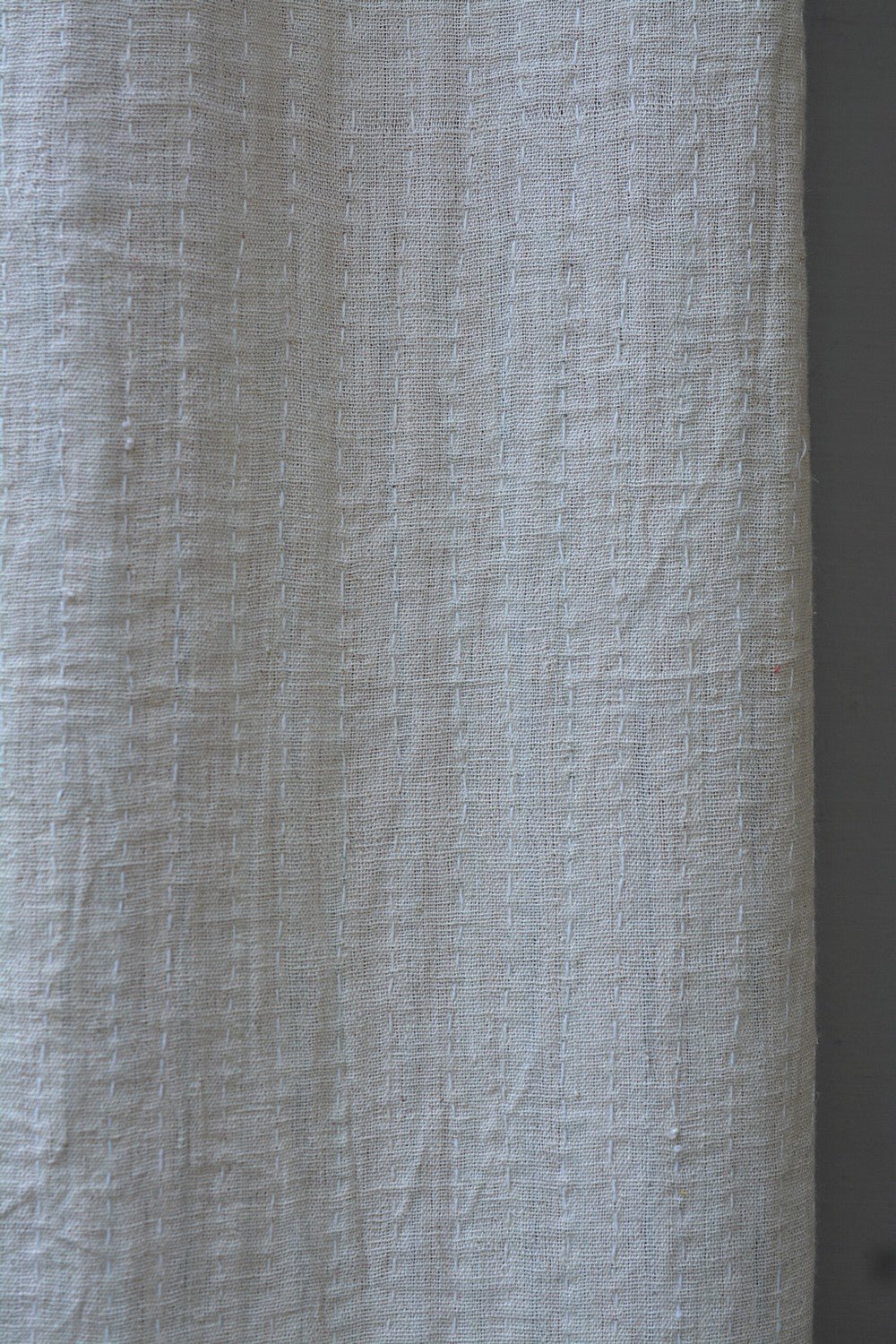 Hand-Quilted Khadi Bedspread | Ground | 90” x 110” - metaphorracha