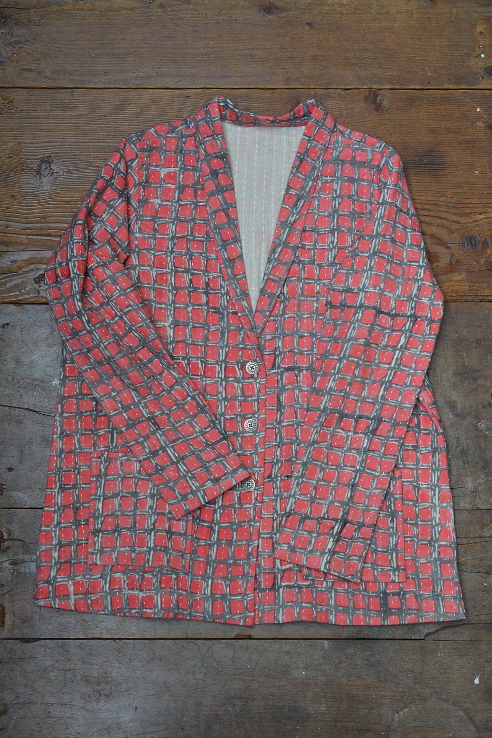 Hand Quilted Khadi Jacket for Women - Eco - Elegance - metaphorracha