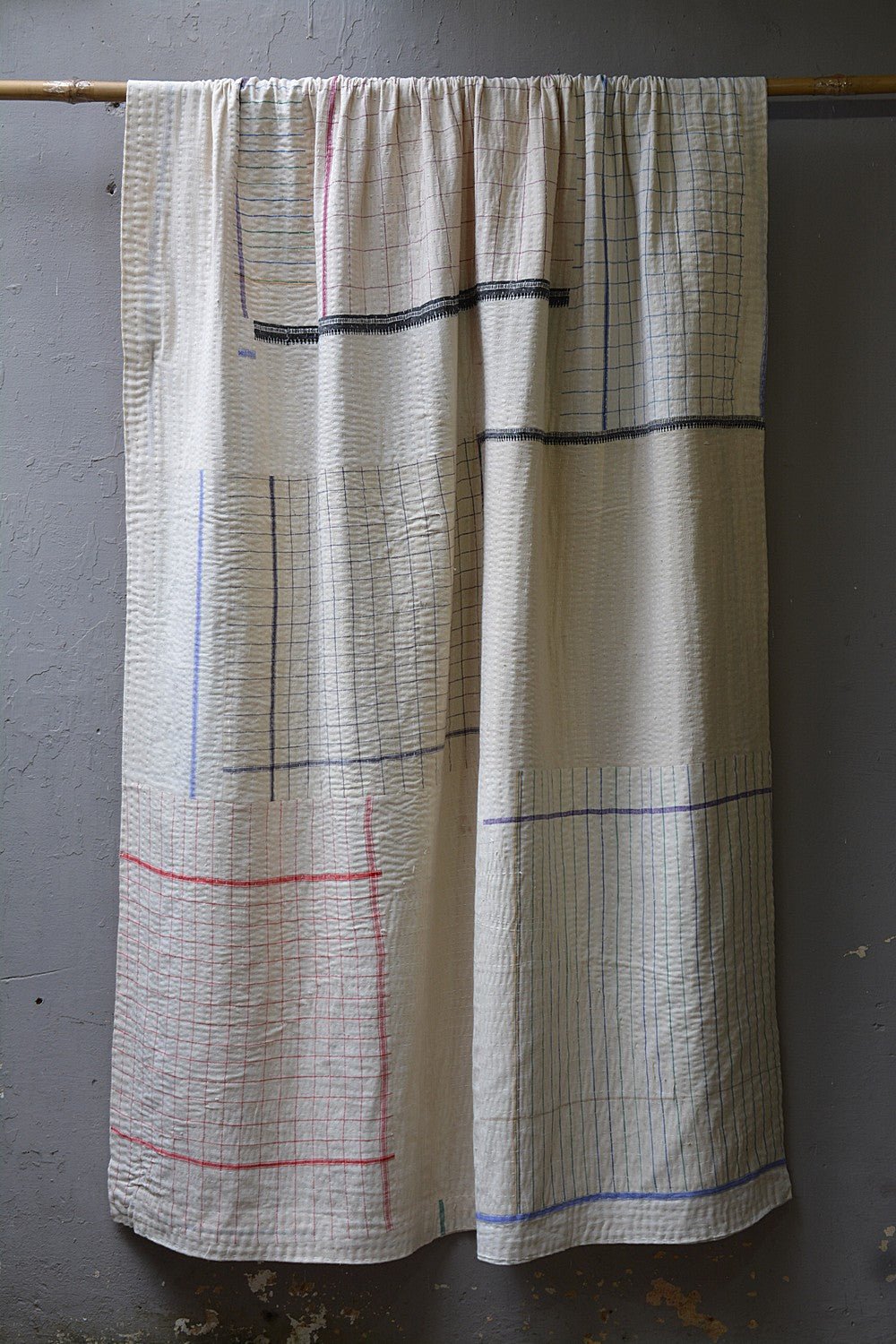 Handmade Cotton Quilt Blanket - 60"x 88" - metaphorracha