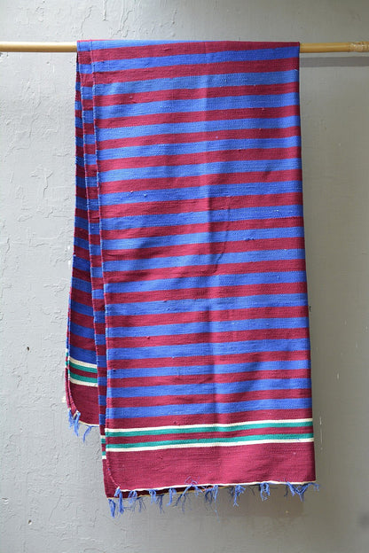 Handwoven Cotton Dhurrie from Karnataka - metaphorracha