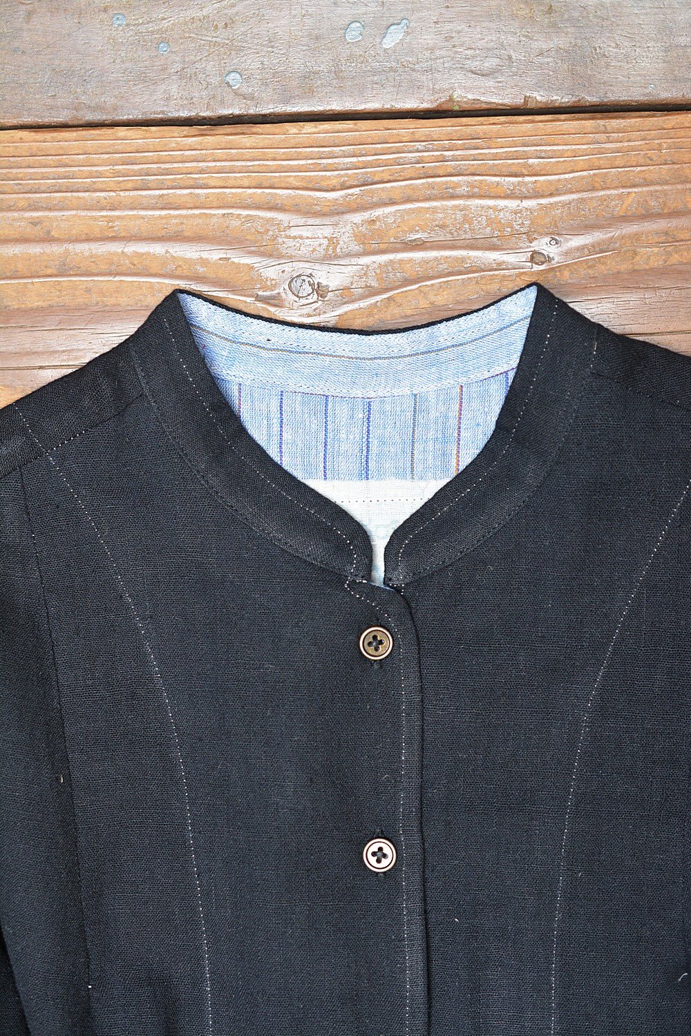 Kappu Khadi Jacket - metaphorracha