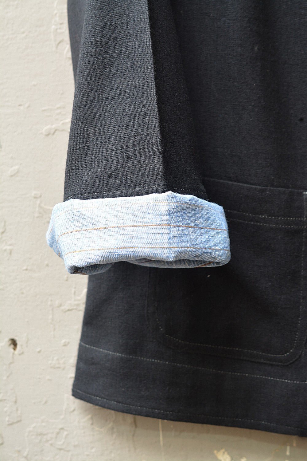 Kappu Khadi Jacket - metaphorracha