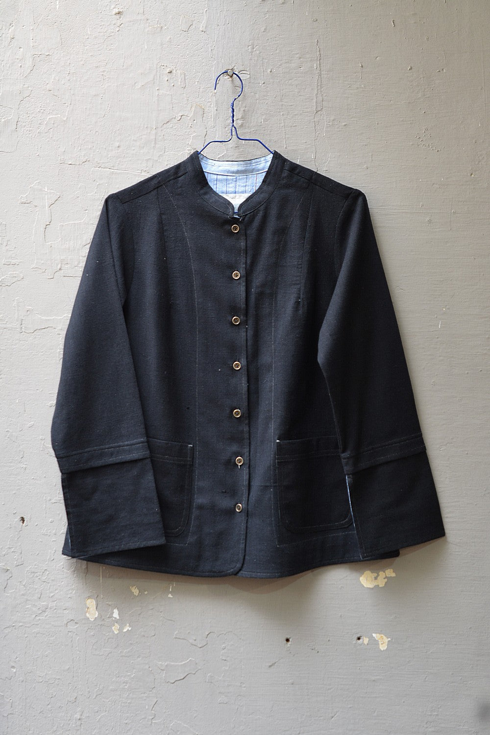 Kappu Khadi Jacket - metaphorracha