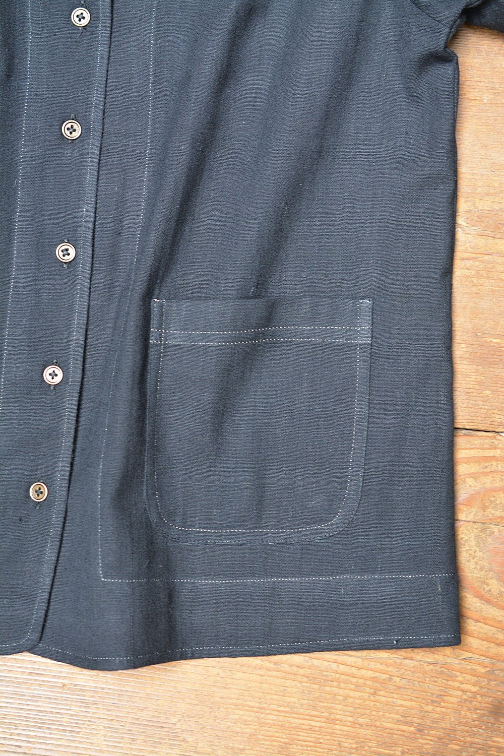 Kappu Khadi Jacket - metaphorracha