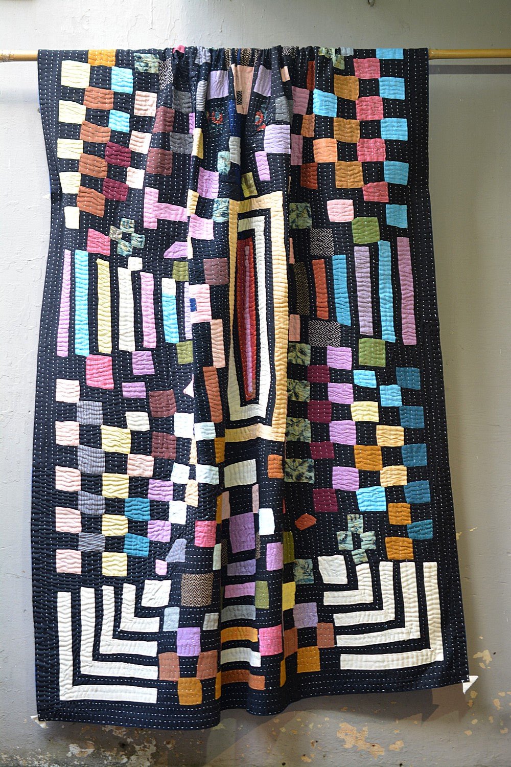 Karnataka Kowdhi - Archipelago (62" x 86") - metaphorracha