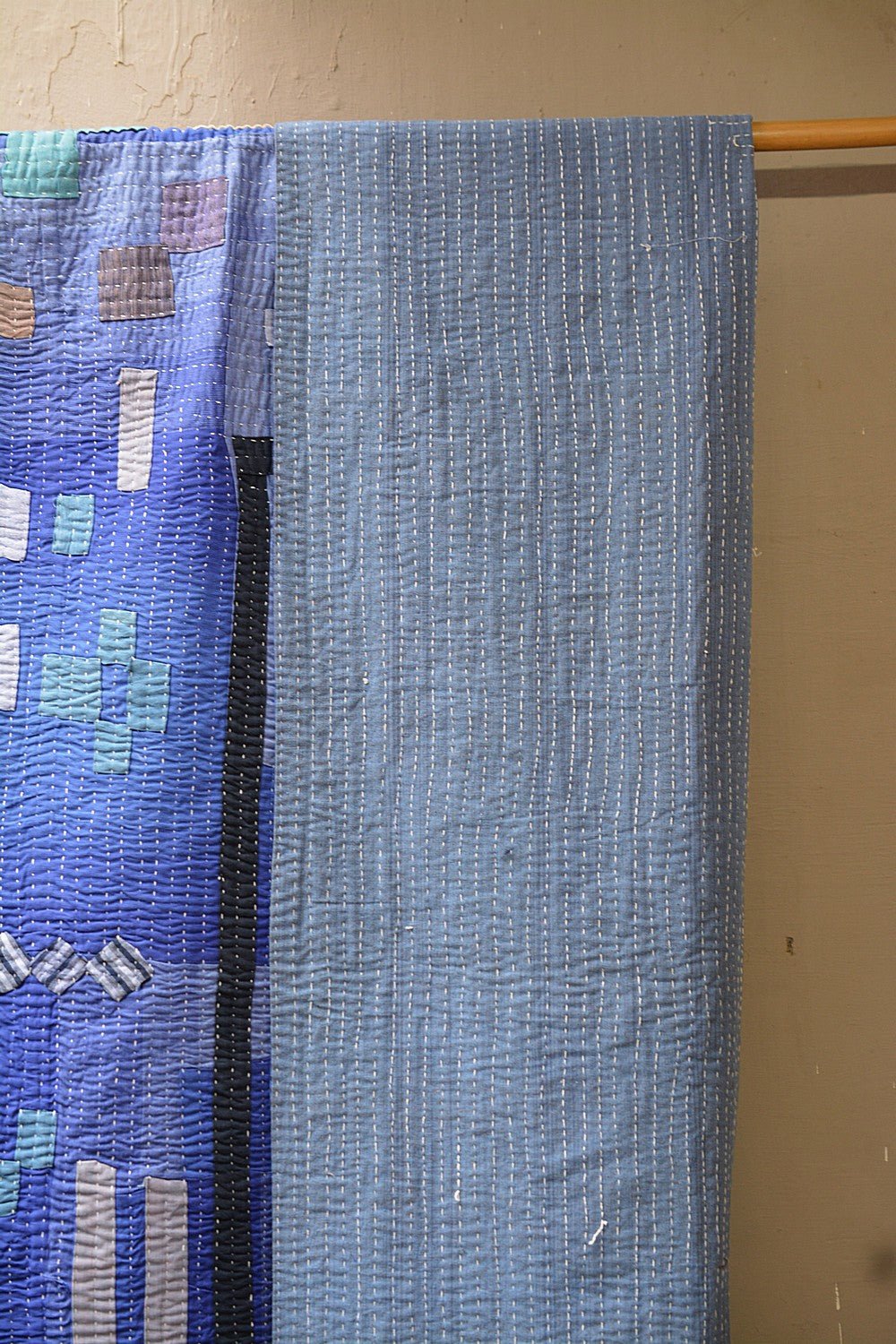 Karnataka Kowdhi – Blau - 60” x 88” - metaphorracha