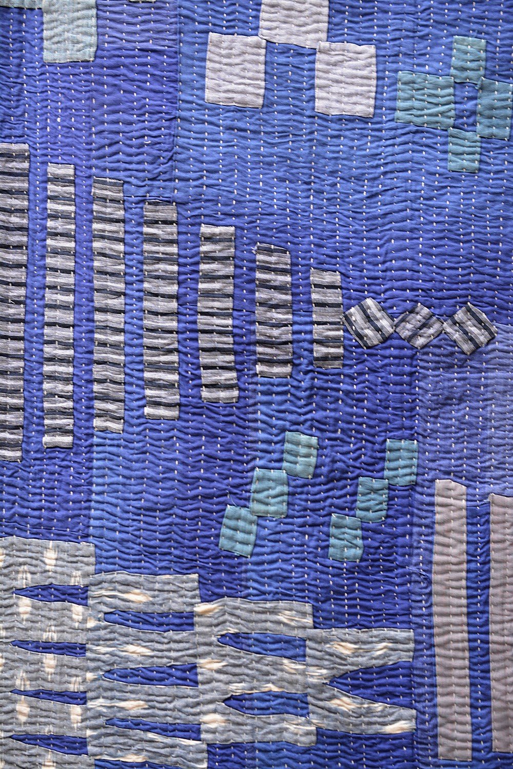 Karnataka Kowdhi – Blau - 60” x 88” - metaphorracha