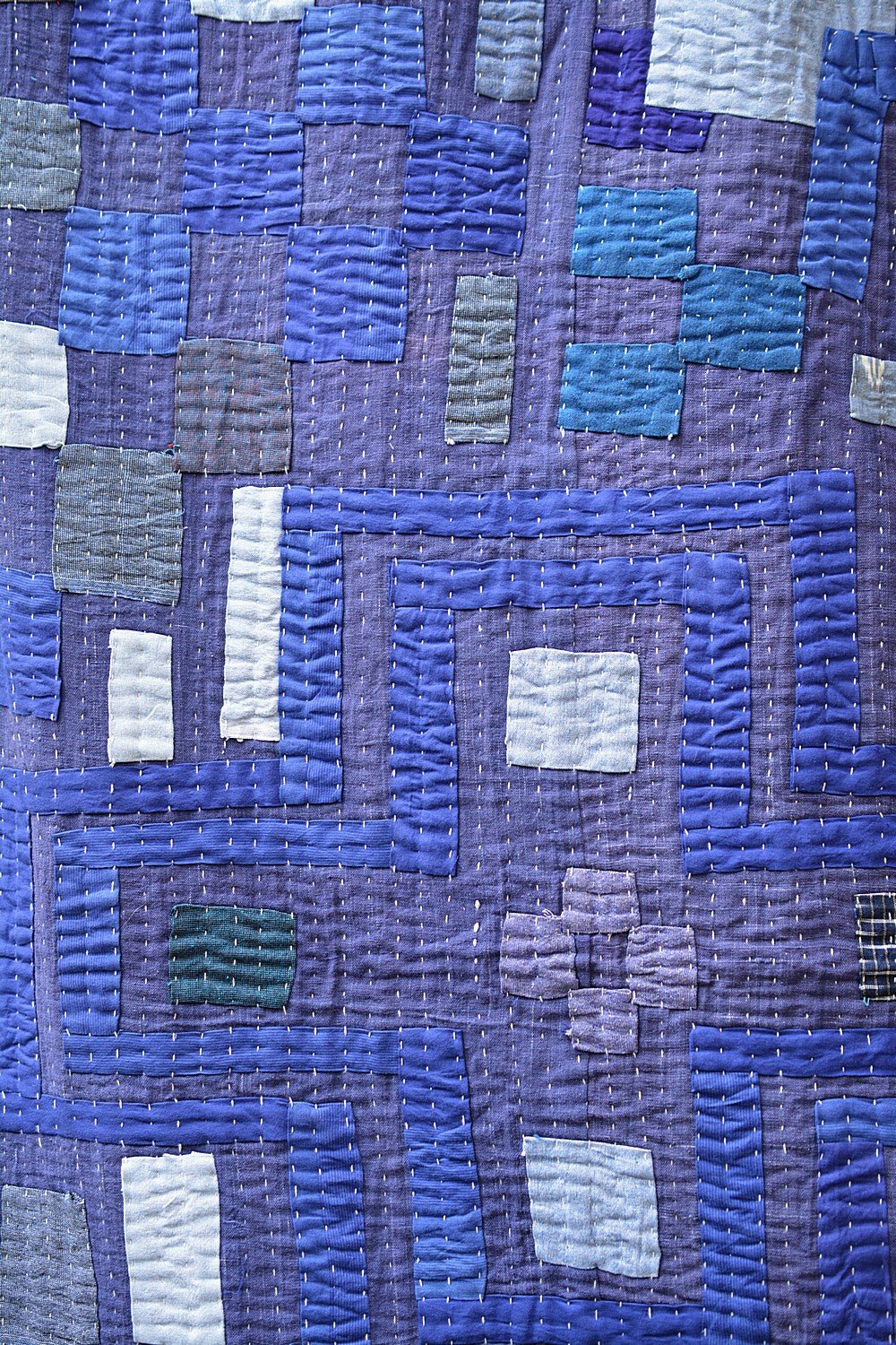 Karnataka Kowdhi – Bleu - 63" x 89" - metaphorracha
