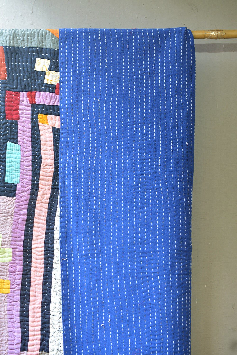 Karnataka Kowdhi - Brickwork (62" x 88") - metaphorracha