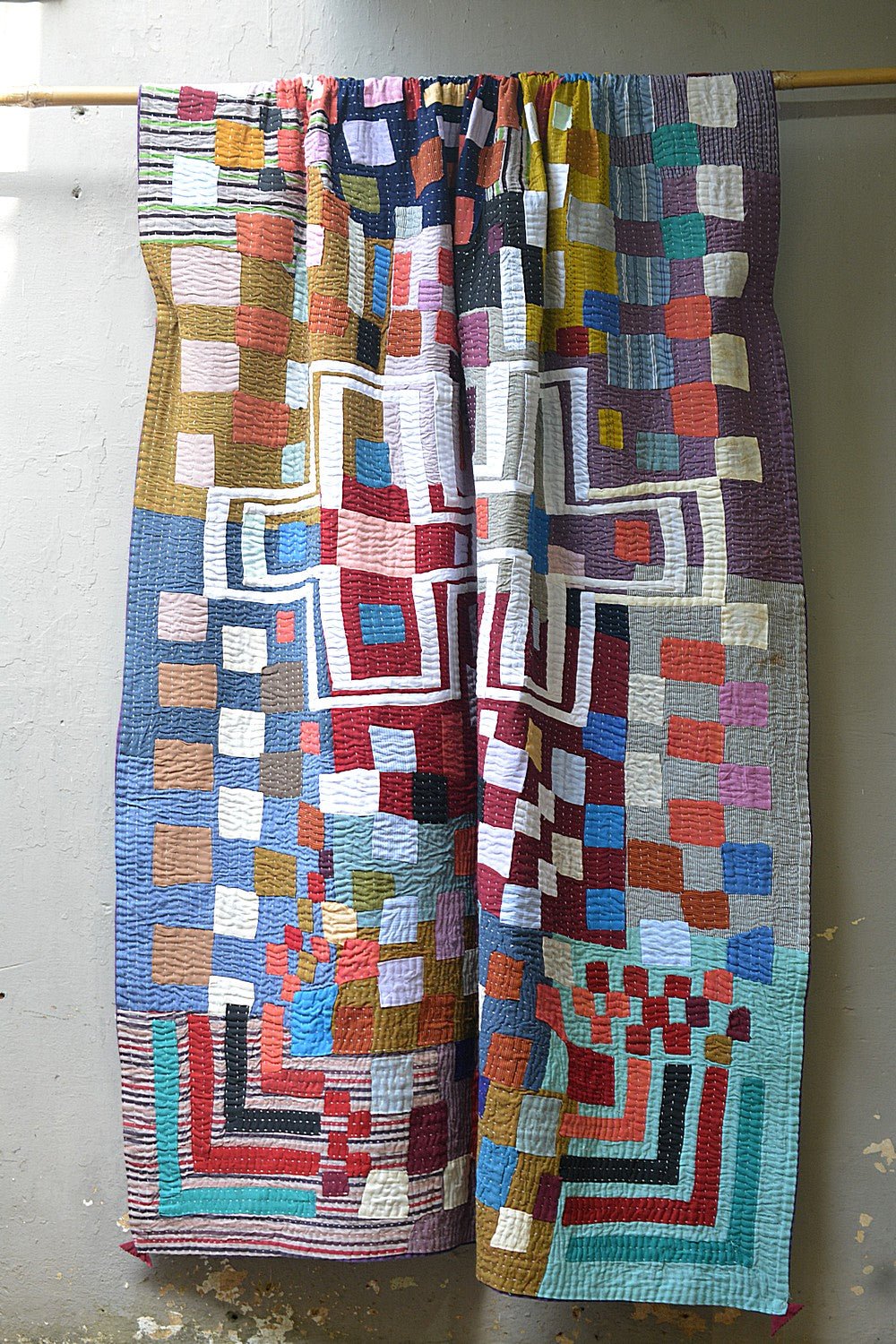 Karnataka Kowdhi - Contour (60" x 90") - metaphorracha