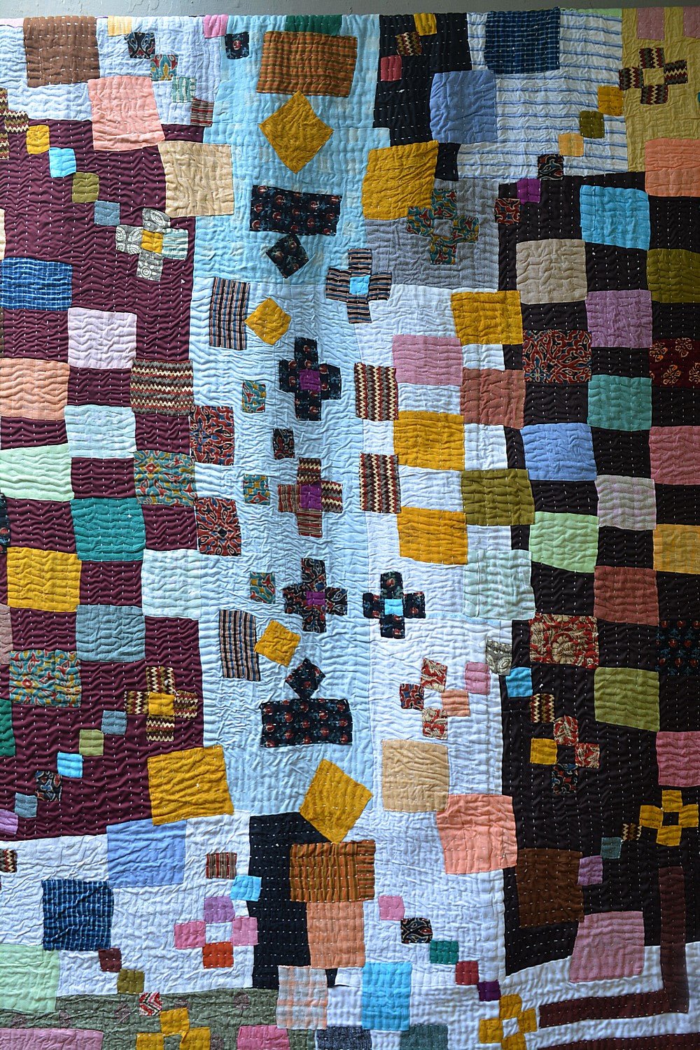 Karnataka Kowdhi - Fragment (63" x 90") - metaphorracha