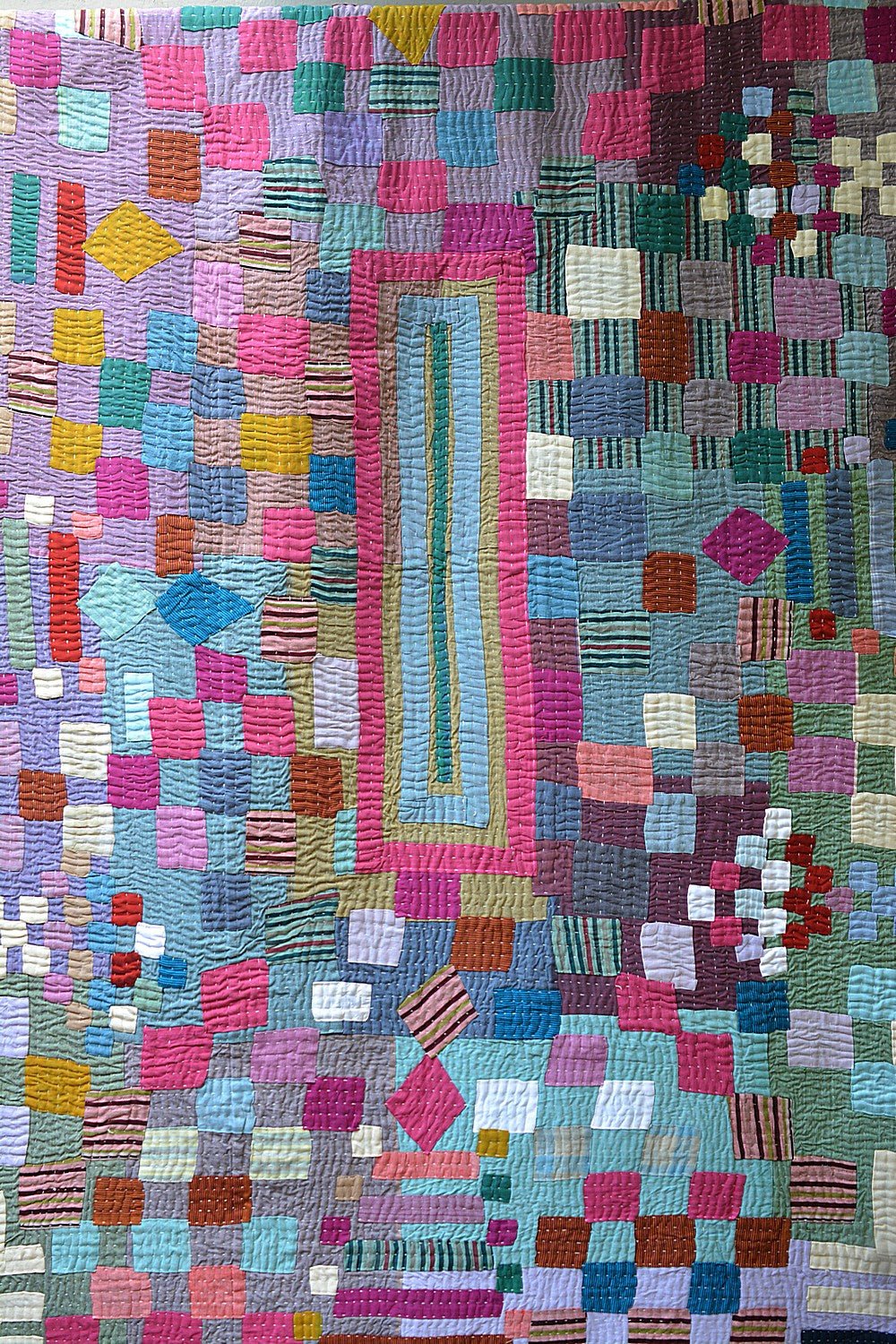 Karnataka Kowdhi - Junction (62" x 92") - metaphorracha