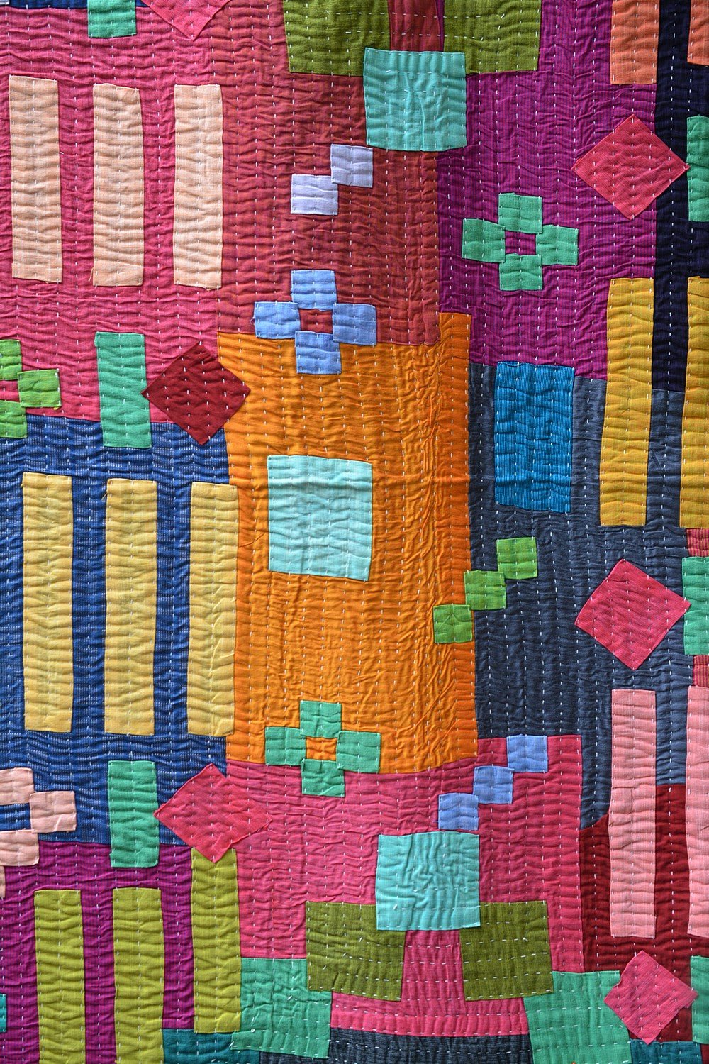 Karnataka Kowdhi - Margin (61" x 89") - metaphorracha