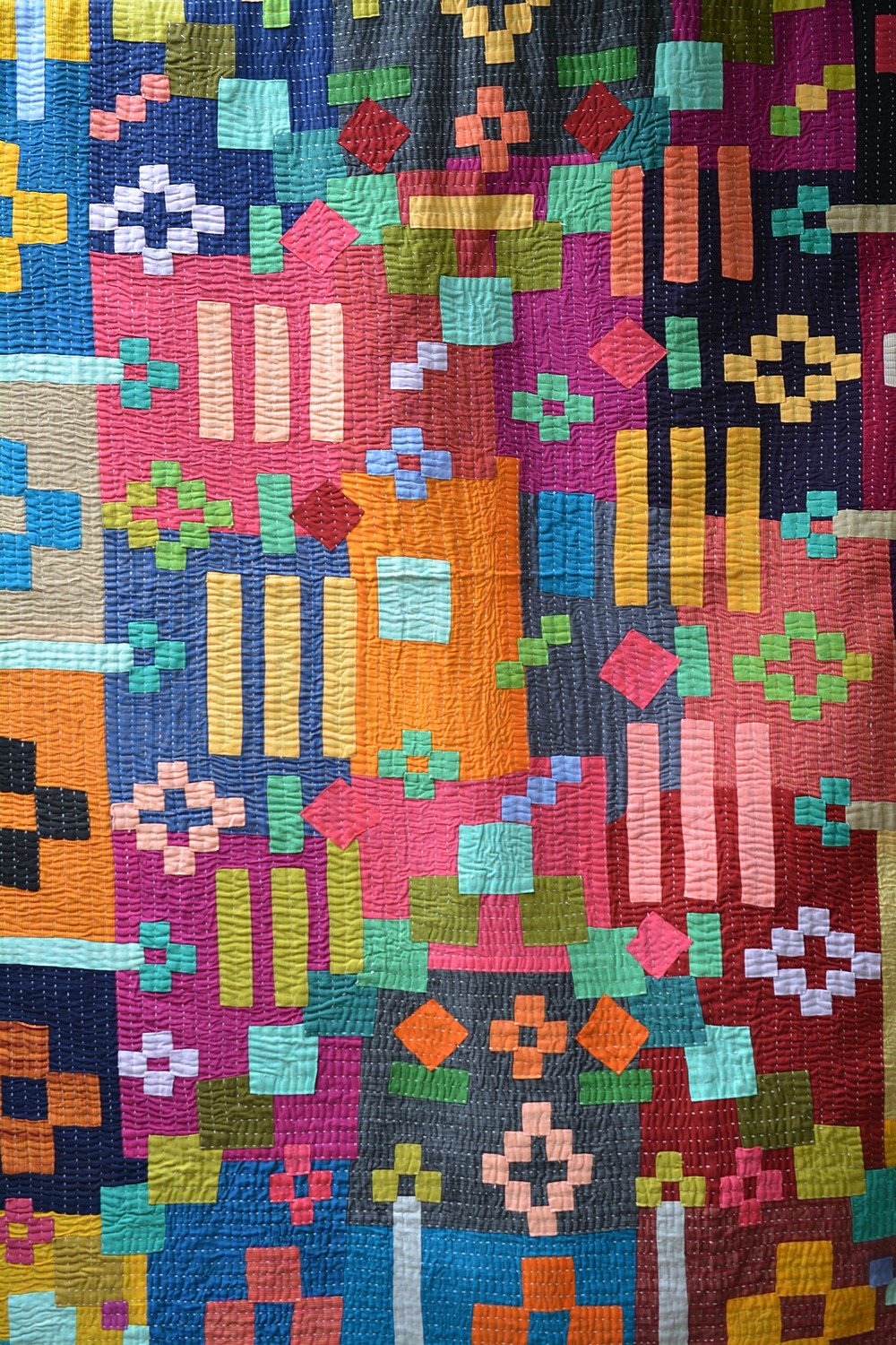 Karnataka Kowdhi - Margin (61" x 89") - metaphorracha