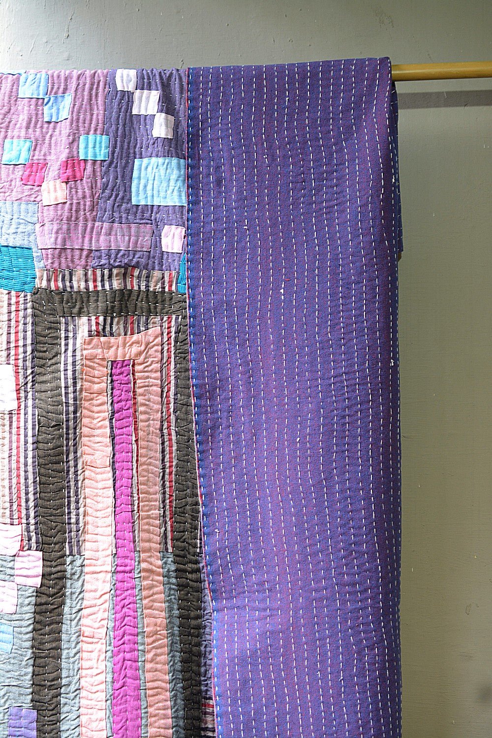 Karnataka Kowdhi - Margin (62" x 92") - metaphorracha