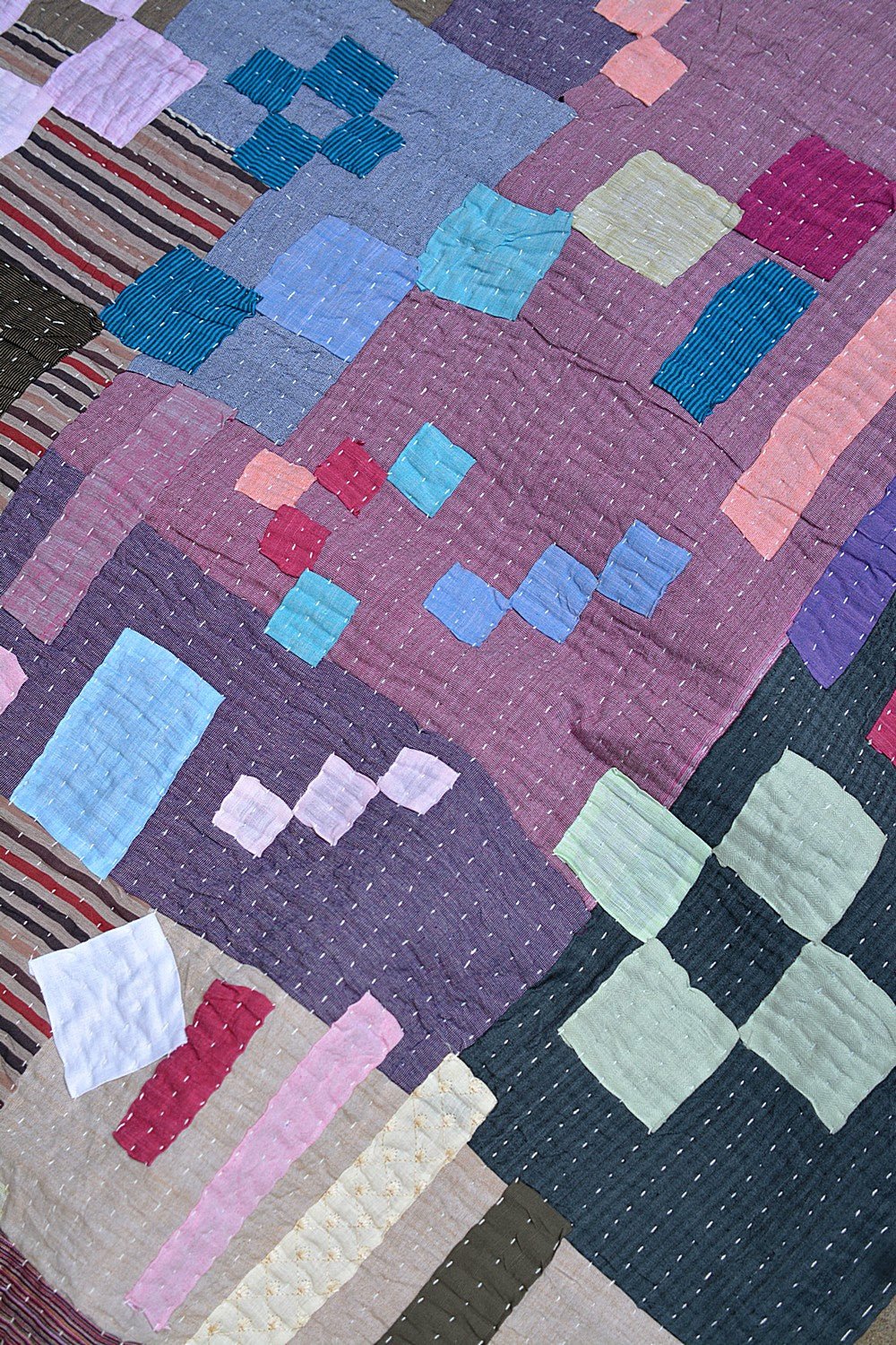 Karnataka Kowdhi - Margin (62" x 92") - metaphorracha