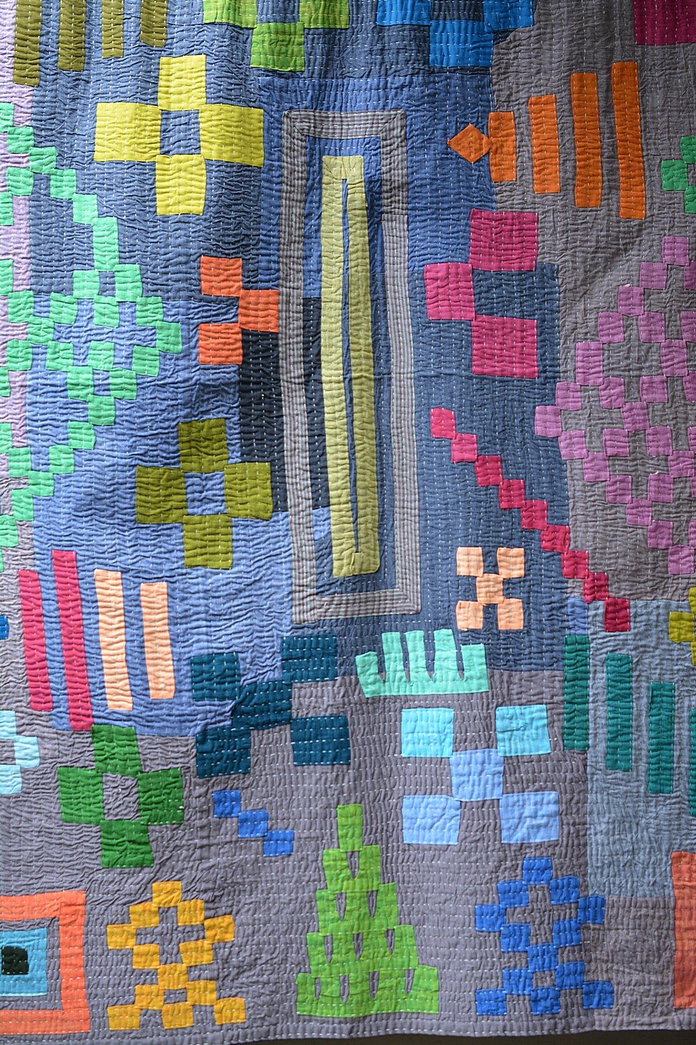 Karnataka Kowdhi - Strata (61" x 87") - metaphorracha