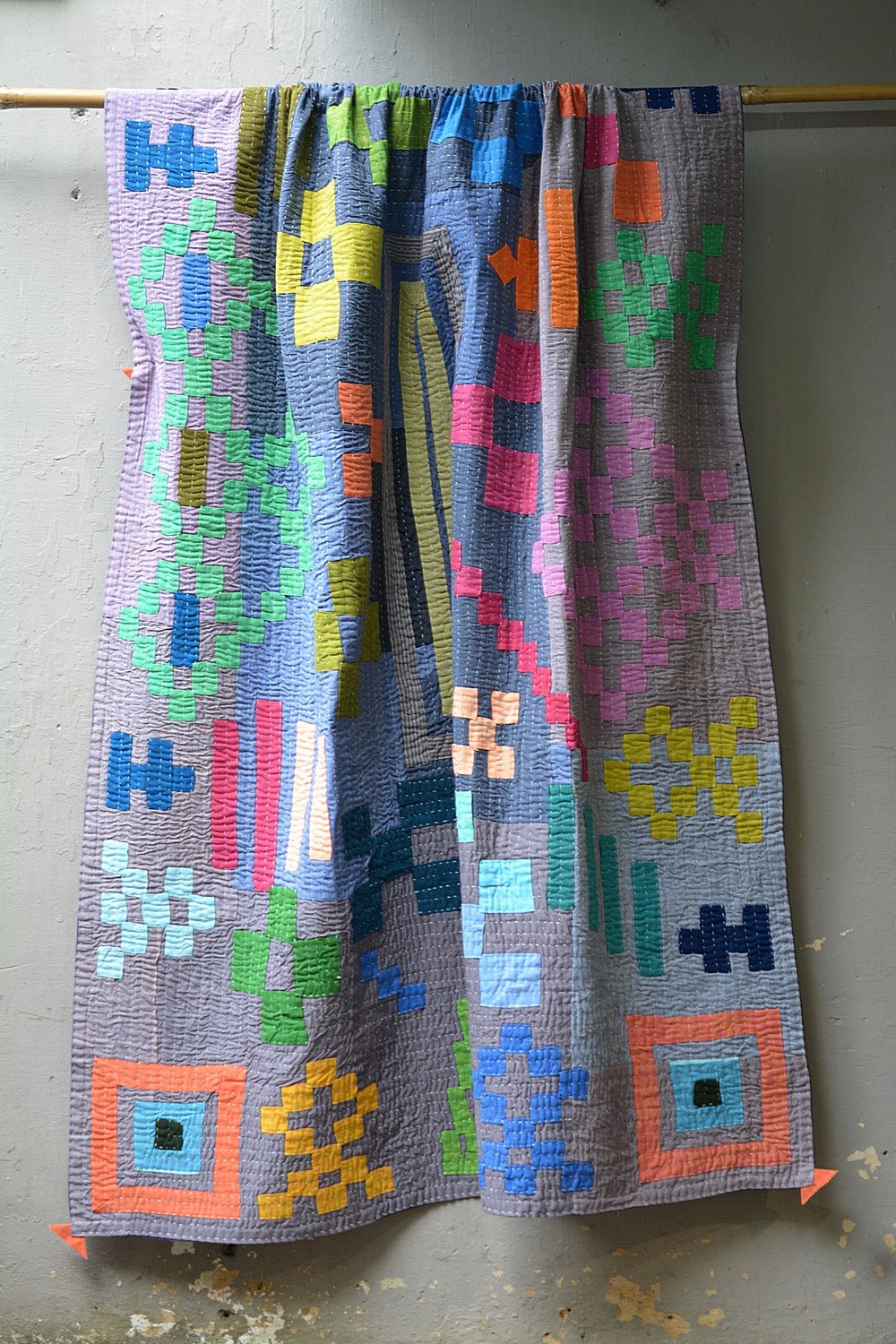 Karnataka Kowdhi - Strata (61" x 87") - metaphorracha