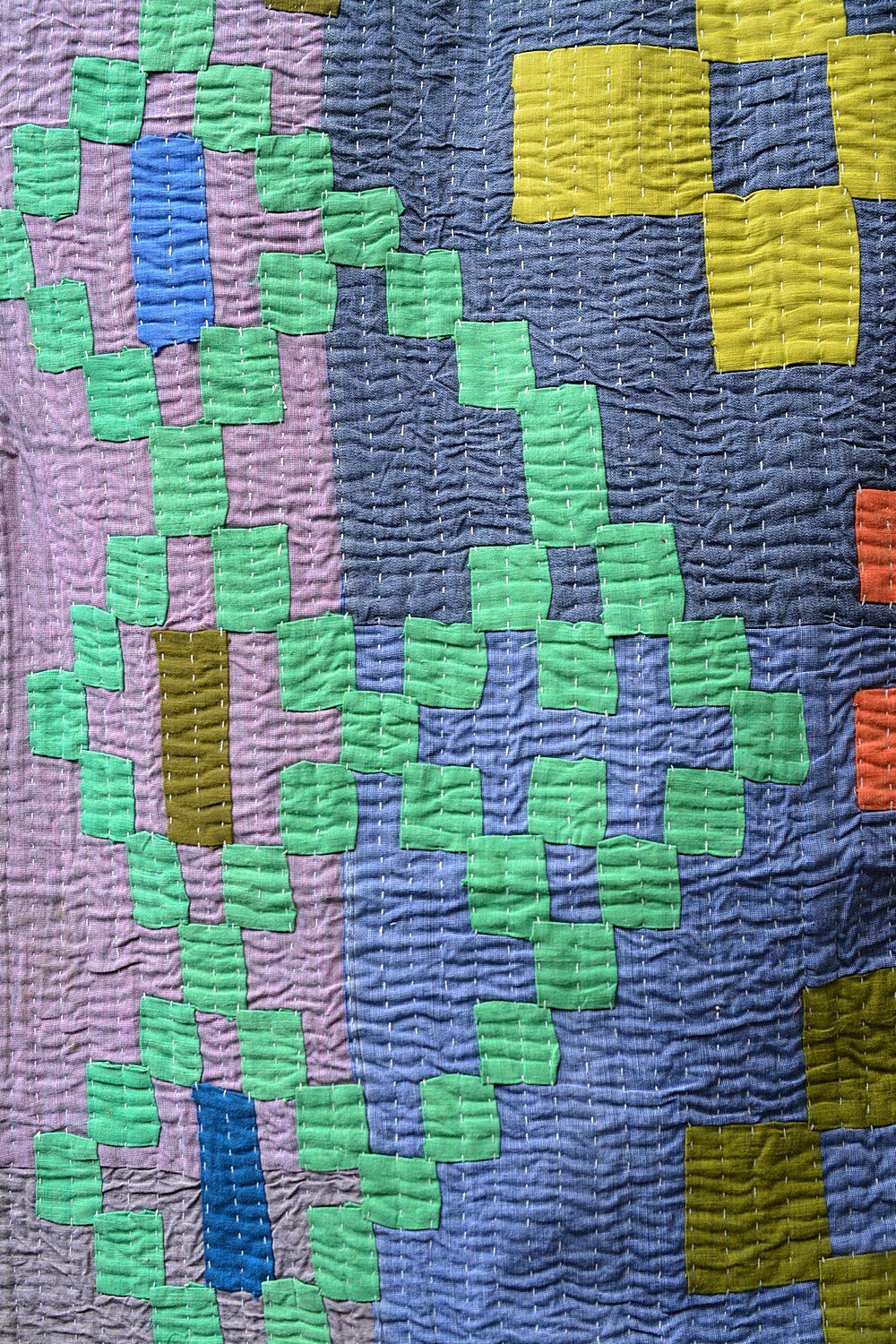 Karnataka Kowdhi - Strata (61" x 87") - metaphorracha