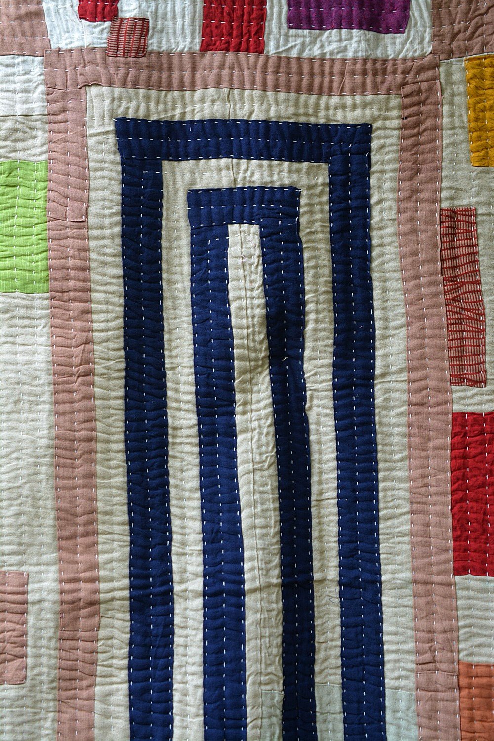 Karnataka Kowdhi - Terrazzo (62" x 90") - metaphorracha