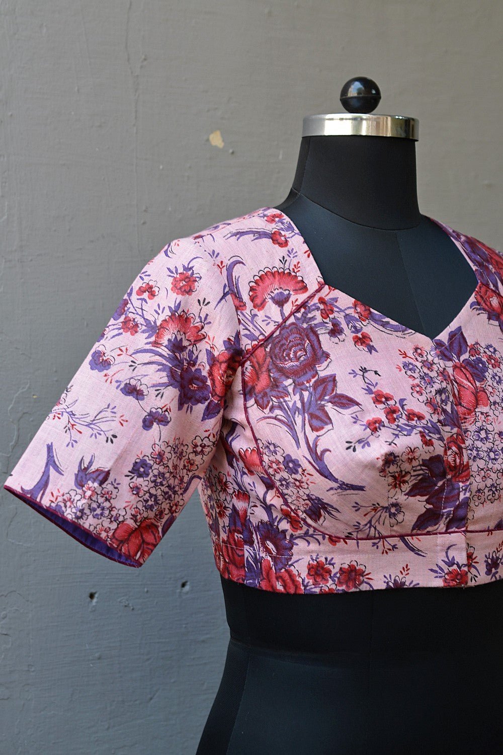 Katori Khadi Blouse - Printed - metaphorracha