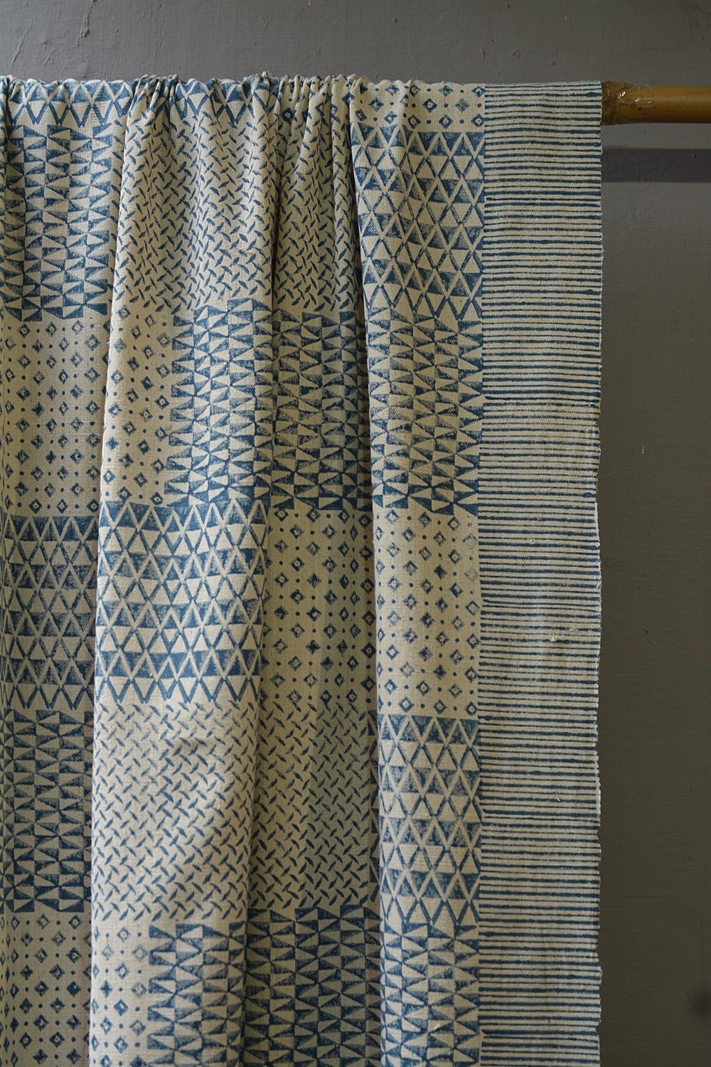 Khadi Bedsheet - Grill - 56"x 92" - metaphorracha