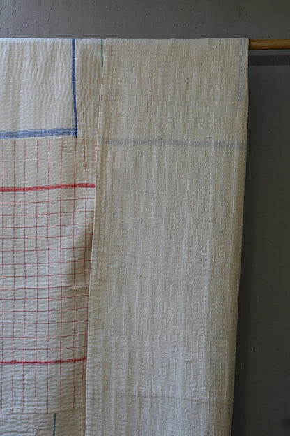 Khadi Bedspread - Upcycled - 60"x 90" - metaphorracha