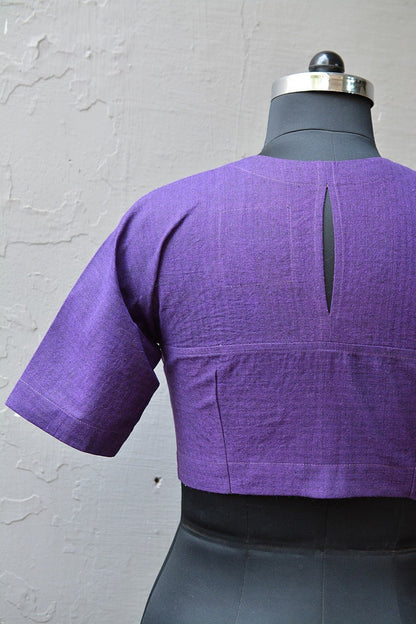 Khadi Blouse - Kaanchli Design - metaphorracha