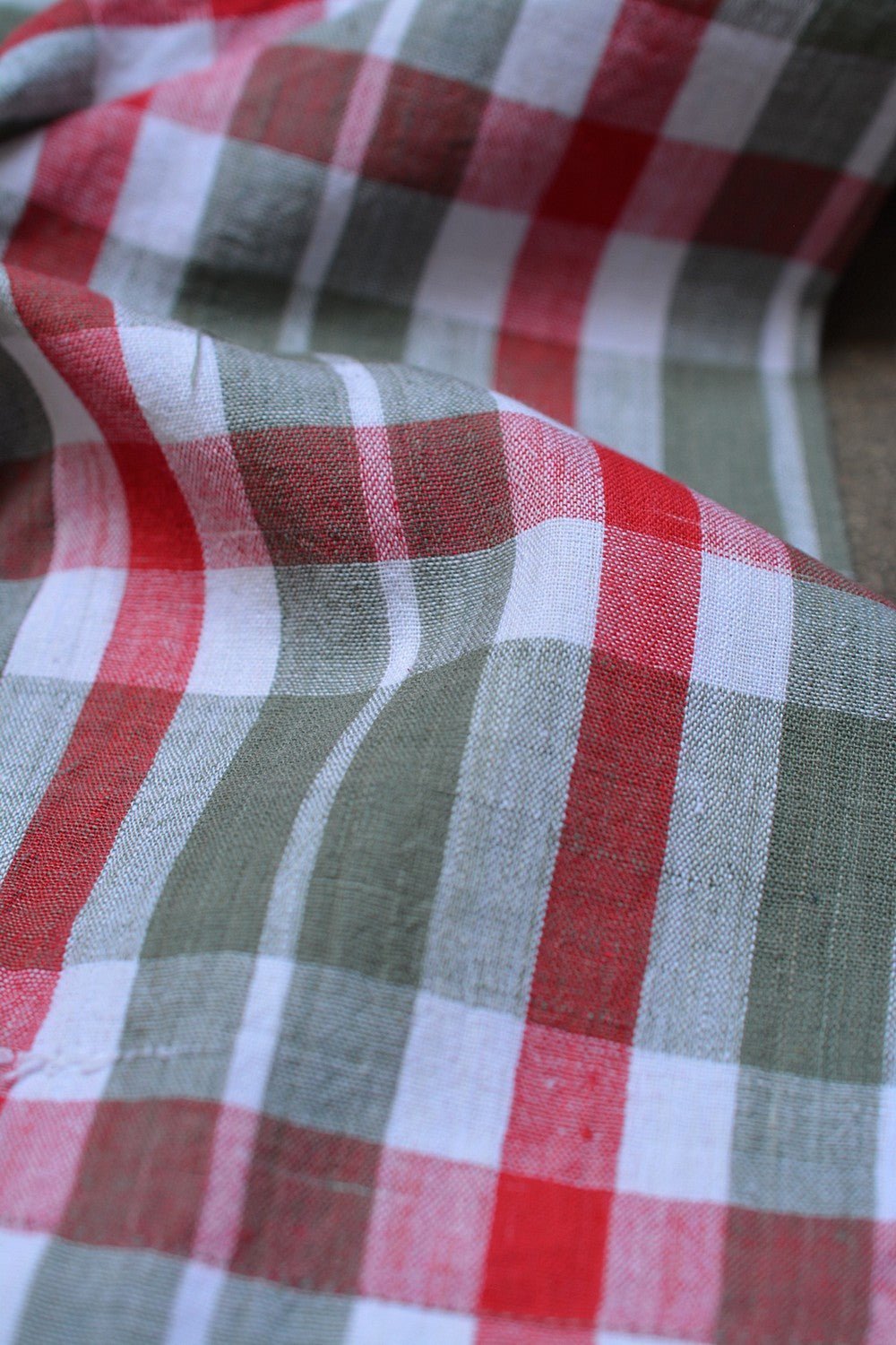 Khadi Blouse - Madras Checks Angrakha - metaphorracha