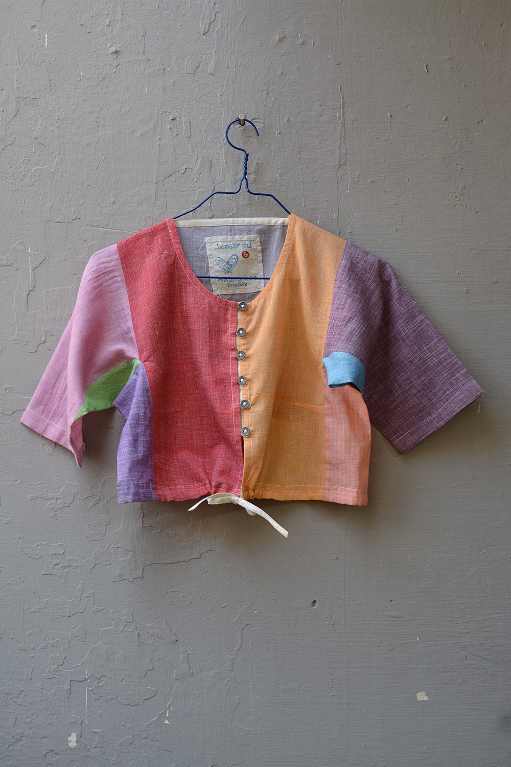 Khadi Blouse - Nine - Coloured Kubsa - metaphorracha