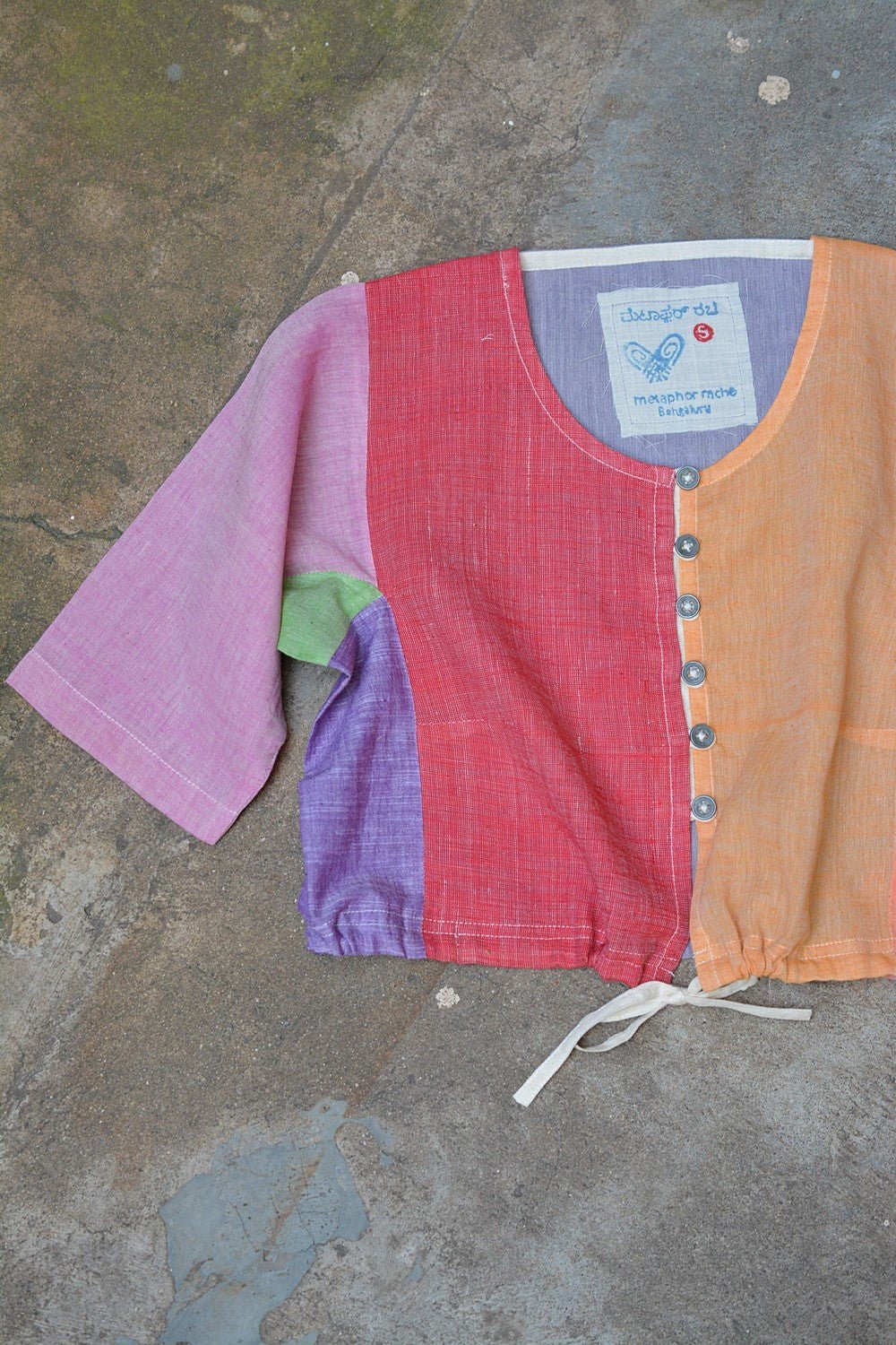 Khadi Blouse - Nine - Coloured Kubsa - metaphorracha