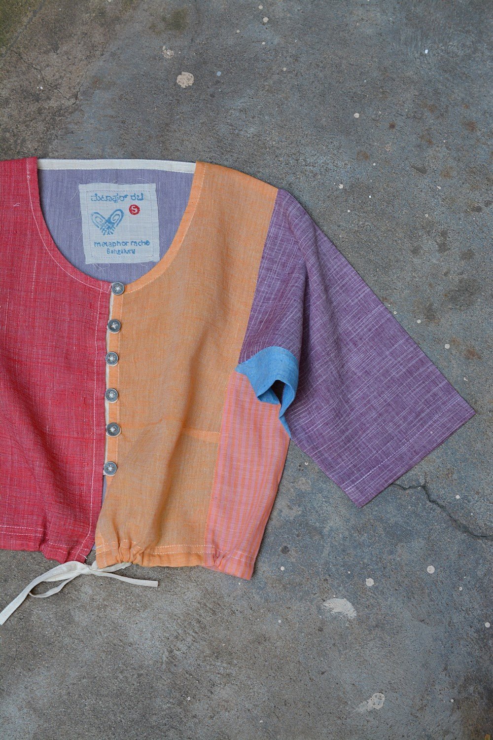 Khadi Blouse - Nine - Coloured Kubsa - metaphorracha