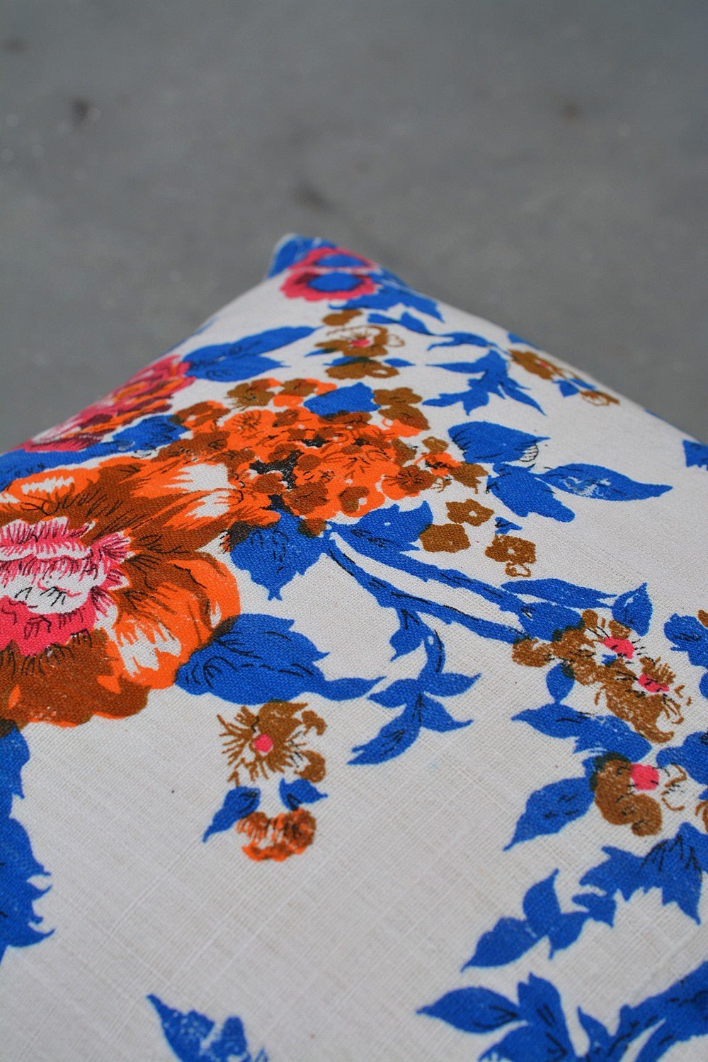 Khadi Cushion Cover - Floral - metaphorracha