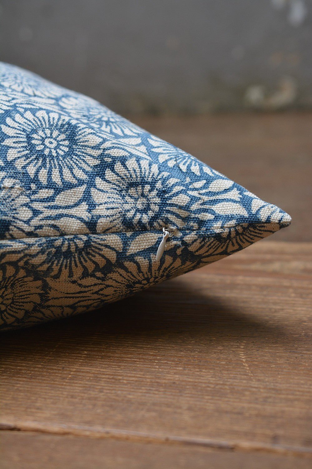 Khadi Cushion Cover - Flower Rail - metaphorracha